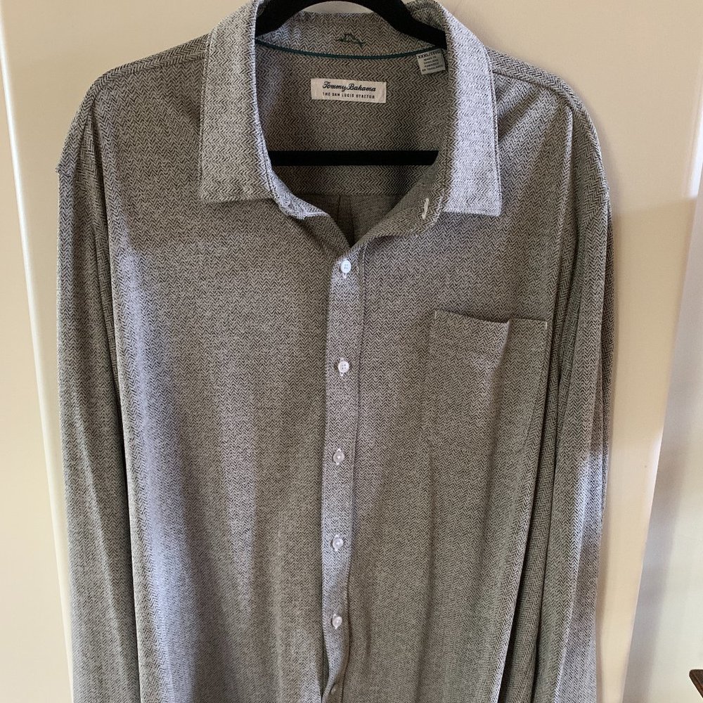 Tommy Bahama Herringbone Button Down Shirt